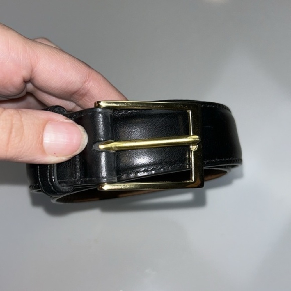 BRIGHTON‎ 36103 ANILINA black leather belt